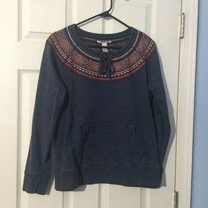 Lucky Brand Embroidered Sweatshirt